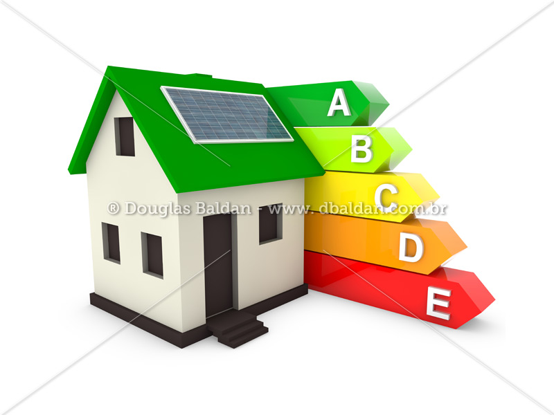 Energy Efficiency house – stock image